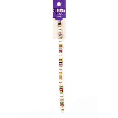 PVC Clay Heshi Strung Beads